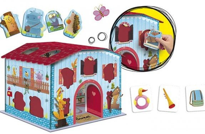 Zestaw do zabawy Lisciani Montessori Duży Dom Fantastycznych Zwierząt (8008324079698)