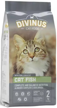 Сухой корм Divinus Cat Fish для дорослих кішок 2 кг (5600276940168)