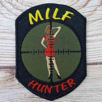 Wotan шеврон "Milf Hunter". Розмір 7,5х10 см