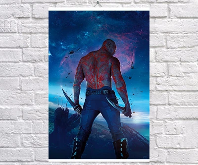 Постер BEGEMOT Вартові галактики Дракс Руйнівник Guardians of the Galaxy 40x61 см (1120928)
