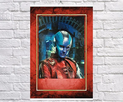 Постер BEGEMOT Вартові галактики Небула Guardians of the Galaxy 40x61 см (1120944)