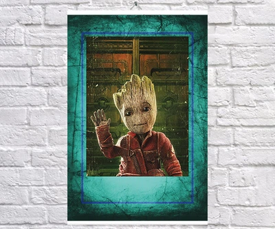 Постер BEGEMOT Вартові галактики Маленький Грут Guardians of the Galaxy 40x61 см (1120939)