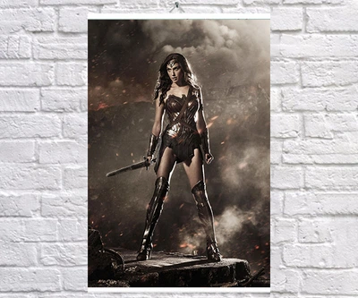 Постер BEGEMOT Супергерої DC Диво-жінка Діана Wonder Woman 40x61 см (1121179)