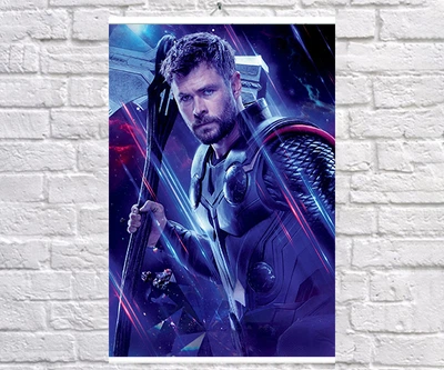 Постер BEGEMOT Мстители Супергерои MARVEL Тор Thor 40x61 см (1120979)