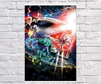 Постер BEGEMOT Мстители Супергерои MARVEL Финал 40x61 см (1120965)