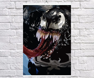 Постер плакат BEGEMOT Поп-Арт Веном Venom 40x61 см (1121245)