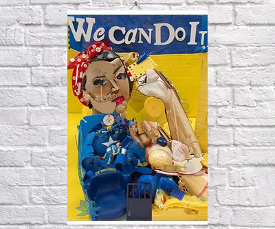 Постер плакат BEGEMOT Стрит-Арт Ретро Пин-Ап Retro Pin-up Сделай это! 61x90 см (1121320-1)