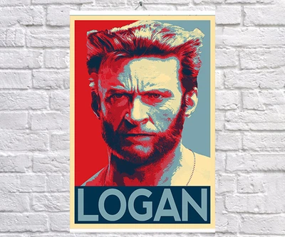 Постер плакат BEGEMOT Поп-Арт Россомаха Логан Logan 40x61 см (1121309)