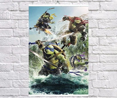 Постер плакат BEGEMOT Черепашки-ниндзя Teenage Mutant Ninja Turtles 40x61 см (1121680)