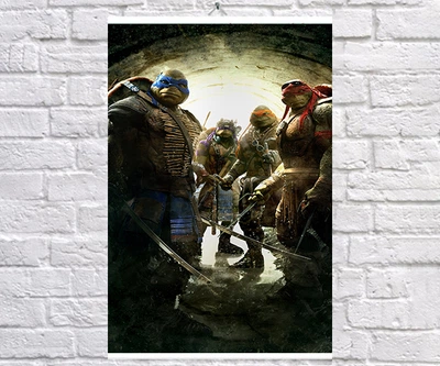 Постер плакат BEGEMOT Черепашки-ниндзя Teenage Mutant Ninja Turtles 40x61 см (1121678)