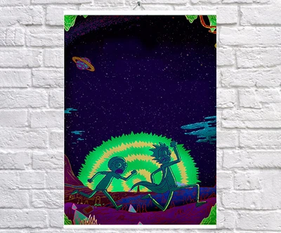 Постер плакат BEGEMOT Рик и Морти. Rick and Morty 61х90 см (1121612-1)