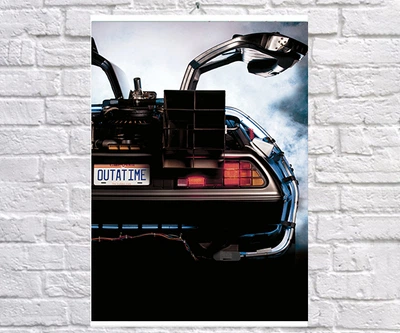 Постер плакат BEGEMOT Старые фильмы Назад в будущее Back to the Future 40x61 см (1121570)