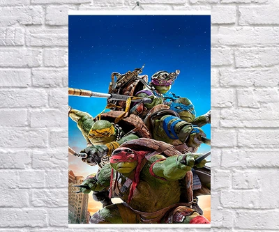 Постер плакат BEGEMOT Черепашки-ниндзя Teenage Mutant Ninja Turtles 40x61 см (1121677)