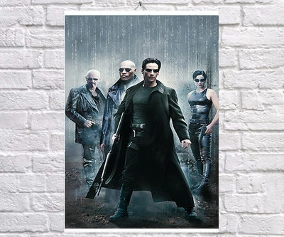 Постер плакат BEGEMOT Старые фильмы Матрица The Matrix 40x61 см (1121599)