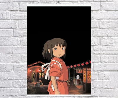 Постер плакат BEGEMOT Аниме Унесённые призраками Spirited Away 61х90 см (1121498-1)