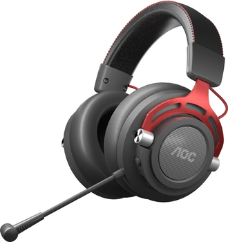 Słuchawki AOC GH401 Wireless Black Red (4038986631013)