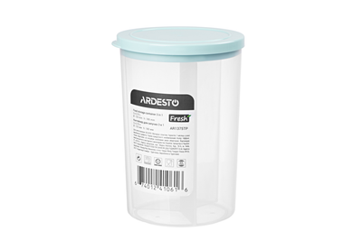 Контейнер ARDESTO для сипучих Fresh 3 в 1, 3 х 0,75 л, тіффані, пластик (AR1375TP)
