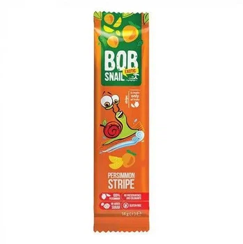 Натуральні цукерки з хурми Страйпс ТМ BOB SNAIL пастила без цукру Равлик Боб