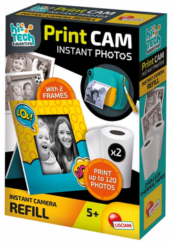 Рулонні картриджі для фотографій Lisciani Print Cam Hi-Tech (8008324101818)