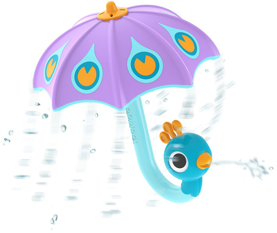 Іграшка Yookidoo парасолька у формі павича фіолетова (7290107722261)