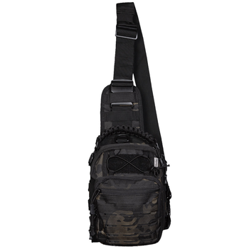 Нагрудна сумка Adapt розмір 24 х 16 х 13 см чорний мультикам