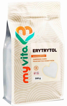 Натуральний цукрозамінник Еритритол MyVita 500 г (5906395684809)