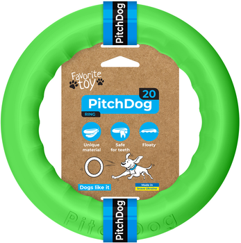 Pierścień do portowania Pitch Dog 20 cm Zielony (4823089361390)