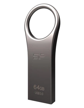 Флешка USB 3.0 64Gb Silicon Power Jewel J80 Silver (SP064GBUF3J80V1T)
