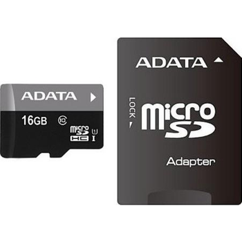 Карта памяти microSD 16Gb ADATA class 10 UHS-I (AUSDH16GUICL10-RA1)