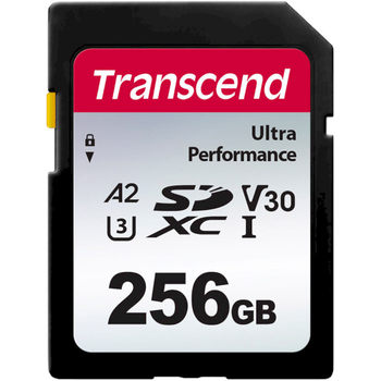 Карта памяти SD 256Gb Transcend 340S class 10 UHS-I U3 4K (TS256GSDC340S)