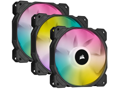 Кулер для корпуса Corsair iCUE SP120 RGB ELITE Performance 120mm Triple Pack (CO-9050109-WW)
