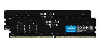 Оперативна пам'ять DDR5 16 Gb (5600 MHz) (Kit 8 Gb x 2) Crucial (CT2K8G56C46U5)
