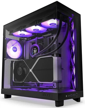 Корпус NZXT H6 Flow RGB All Black (CC-H61FB-R1)