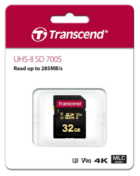 Карта памяти SD 32Gb Transcend UHS-II 700S (TS32GSDC700S)