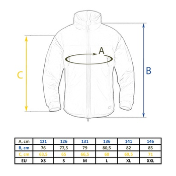 Куртка зимова Helikon-Tex Level 7 Climashield® Apex 100g Coyote 3XL