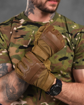 Тактические перчатки wallizard tactical стрелковые coyot XL