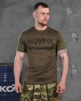 Тактична потоотводящая футболка oblivion tactical ragnarok олива S