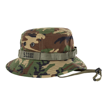Панама тактична 5.11 Tactical® Boonie Hat Woodland S/M Woodland