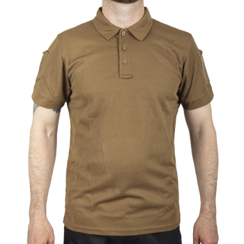 Футболка Поло тактическая TACTICAL QUICK DRY POLOSHIRT M DARK COYOTE