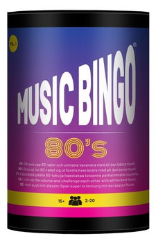 Настільна гра Skru Op Music Bingo 80-х (5745000350278)