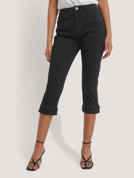 Джинси Slim Fit жіночі NA-KD 1100-000558-0008 36 Темно-сірі (7325940946182)
