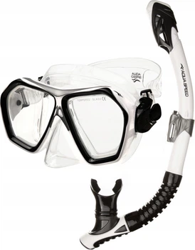 Набор маска и трубка Aqua Speed Blaze + Borneo 60317 черный Унисекс OSFM