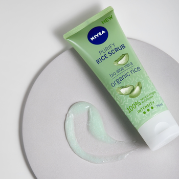 Скраб NIVEA Purify Rice рисовий для обличчя з біо-алое вера 75 мл (9005800317021)