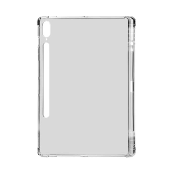 Силіконовий чохол-накладка для Samsung Galaxy Tab S9 Plus (SM-X810/X816B/X818U)/S9 FE+ (SM-X610/X616)/S10 Plus (SM-X820/X826), Air Force, Прозорий, протиударний чохол-бампер зі слотом під стилус, посилений захист кутів
