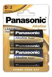 Батарейки Panasonic Alkaline Power лужні D (LR20) блістер, 2 шт