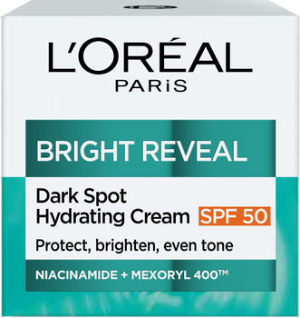 Увлажняющий крем для кожи лица L'Oreal Paris Bright Reveal Skin Expert против пигментных пятен SPF 50 50 мл (3600524122799)