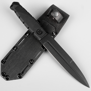Нож тактический "Полуторний" черный (kn31)