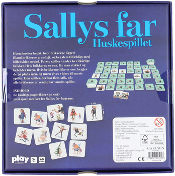 Настільна гра Carlsen Sallys Far huskespillet (9788727025926)