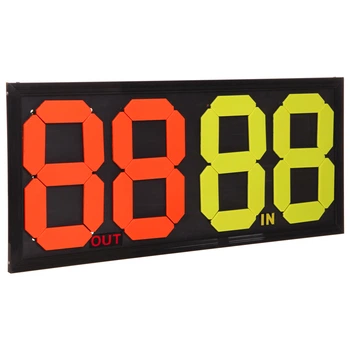 Табло замены игроков 83x38 см Пластик двустороннее Zelart C-2912-00-00