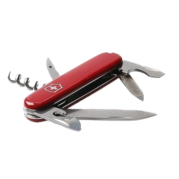 Нож складной, мультитул Victorinox Sportsman (84мм, 12 функций) красный 0.3802